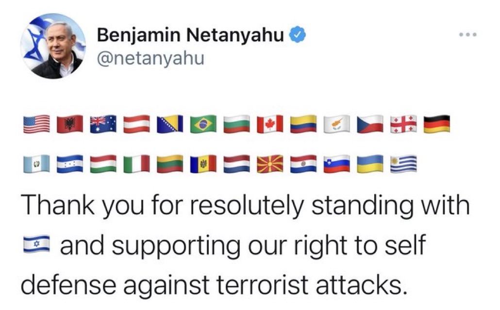 Countries that support palestine